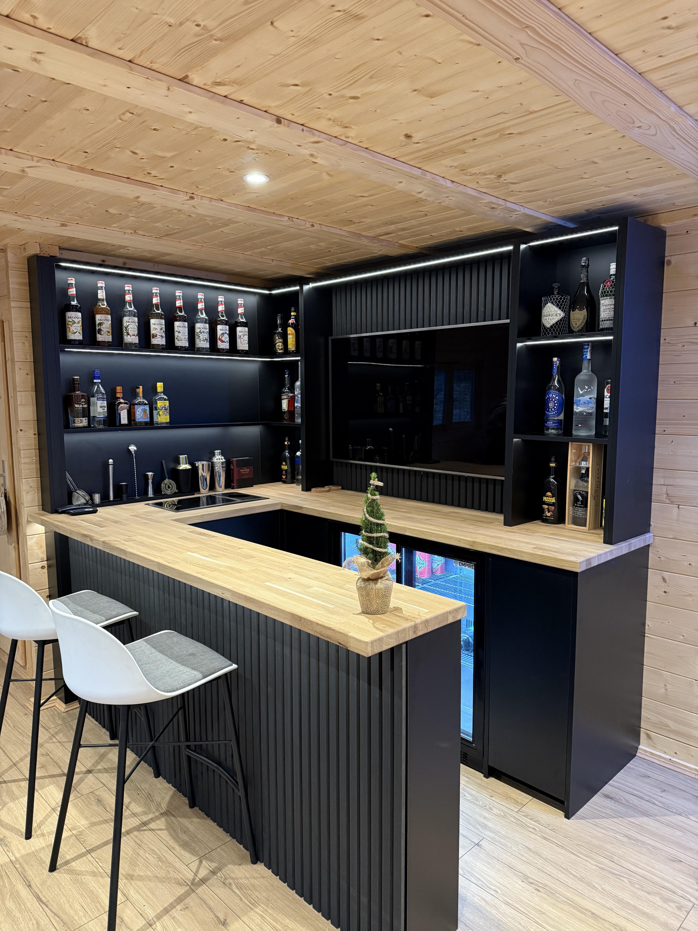 Bespoke fitted bar in West Sussex