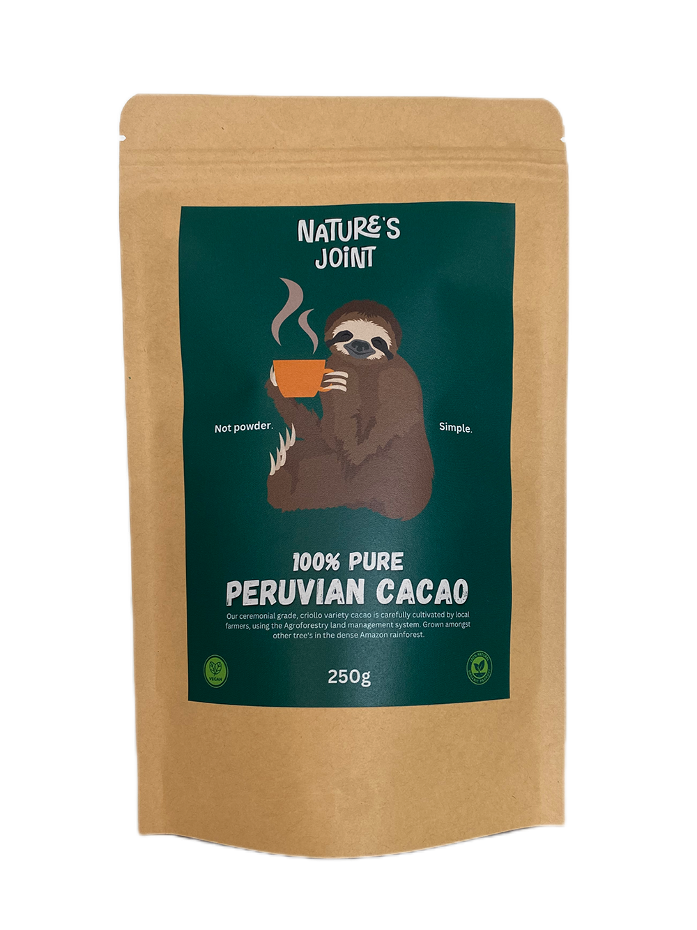 100% Organic Ceremonial Peruvian Cacao Paste