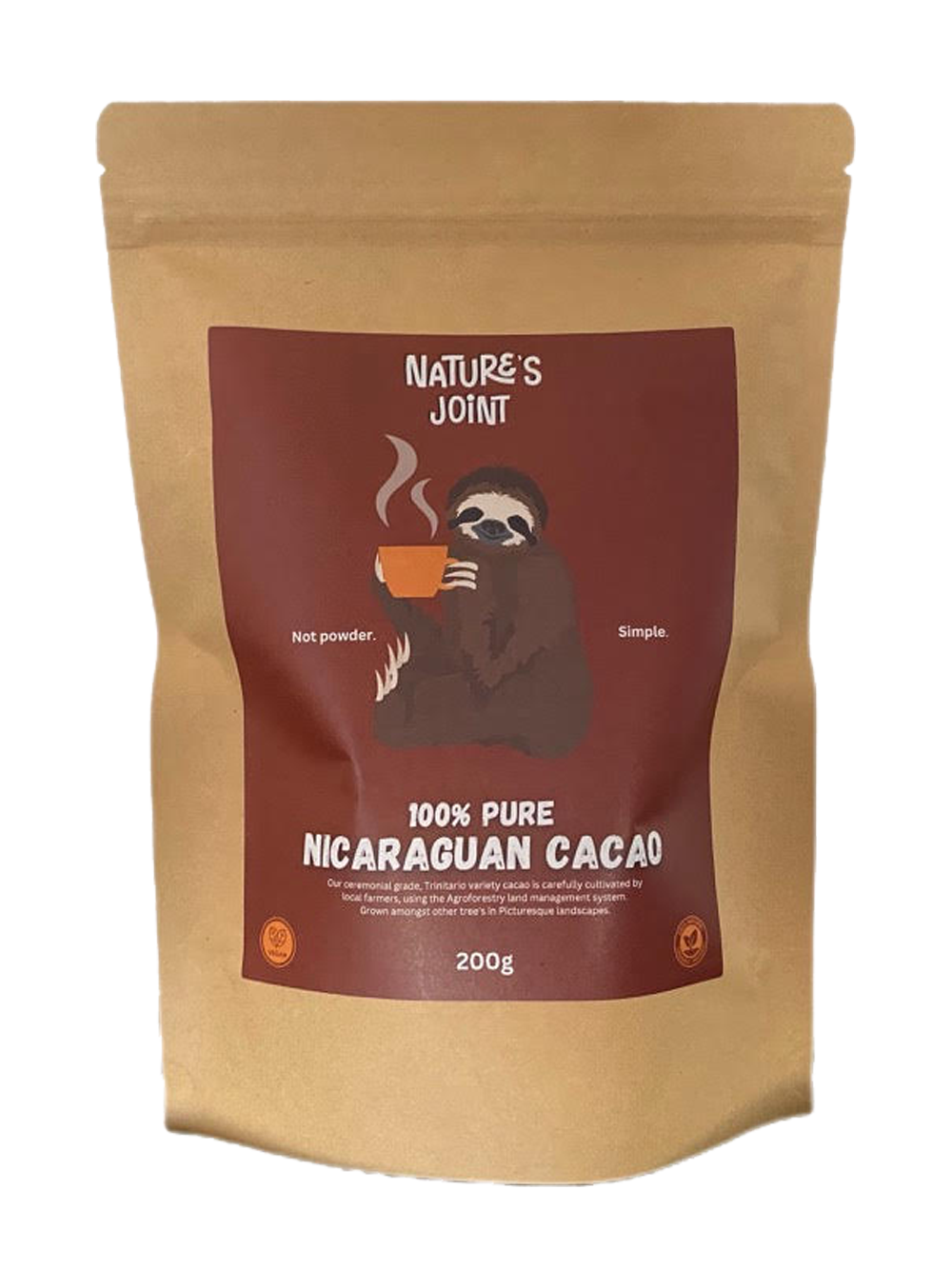 Organic Ceremonial Nicaraguan Cacao Paste image