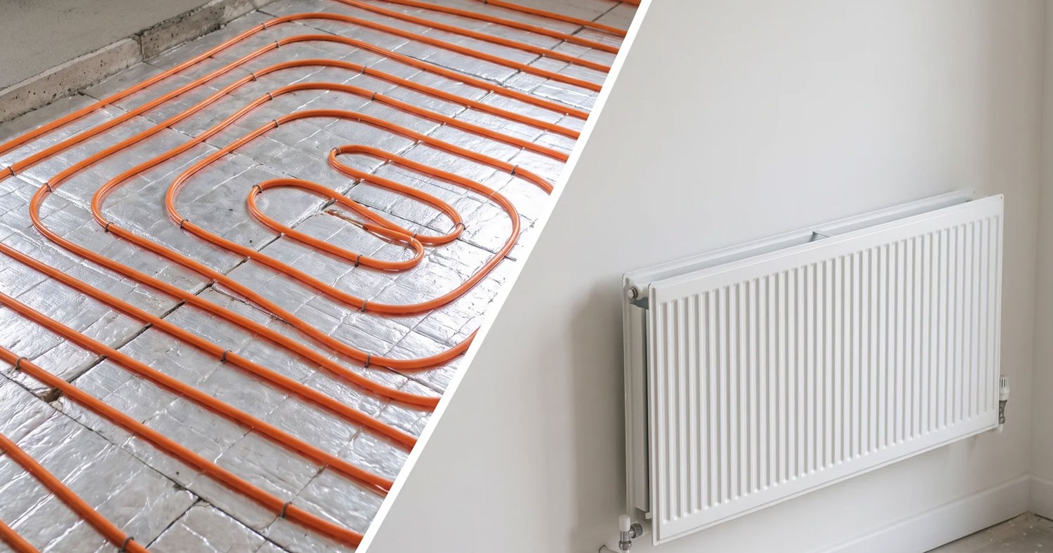 Underfloor heating vs radiators: which is better for comfort & efficiency?