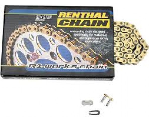 Honda CR125 1979-07 CR250 1974-07 CR450 1981 CR480 1982-83 CR500 1984-01  Renthal 520 R1 Heavy Duty Chain 118 Links