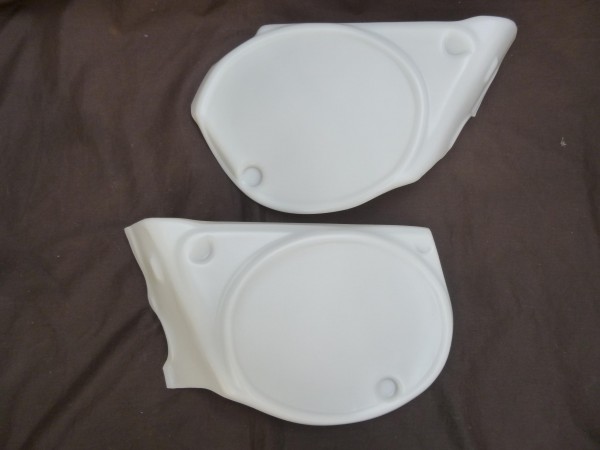 Suzuki TM125 1973-75 Side Panels (Translucent)
