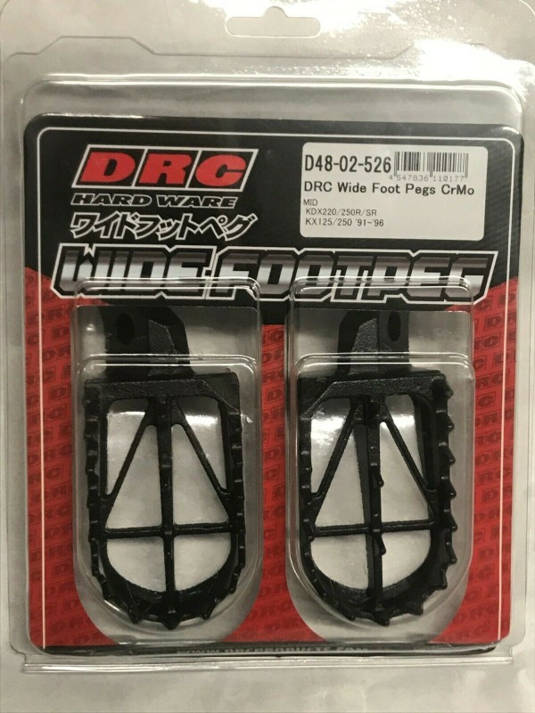 Kawasaki KX125 KX250 1988-96 KX500 1988-04 DCR Wide Foot Pegs 