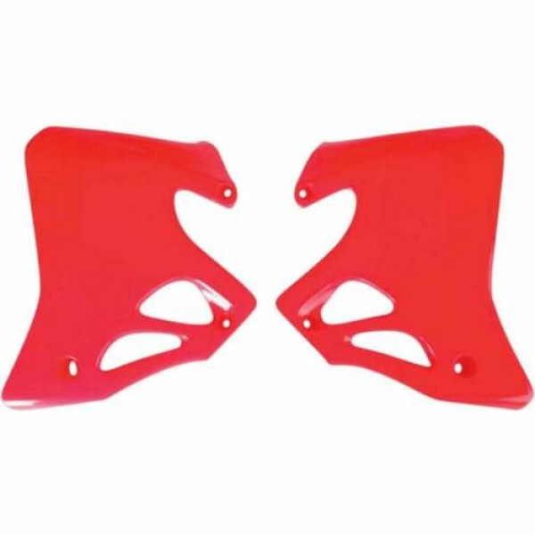 Honda CR125 1995-97 CR250 1995-96 UFO Radiator Scoops covers (Neon Red)