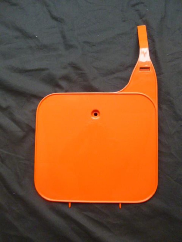 Honda CR125 CR250 1983-90 UFO Front Number Plate (Orange)