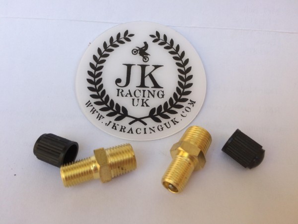Moto-Fox air shock air valves (pair) Gold