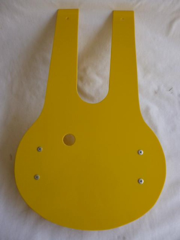 Suzuki RM125 RM250 RM370 1977-80 Front oval front number plate cable saver