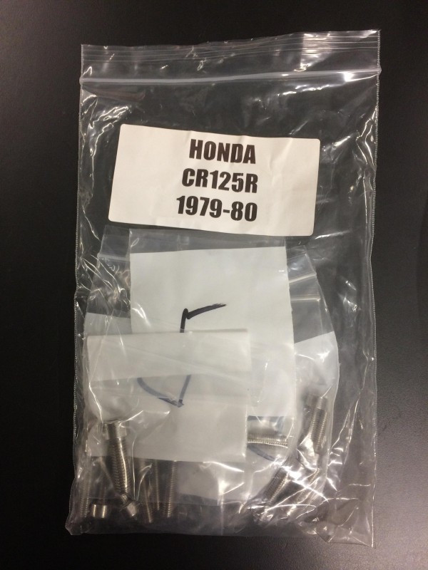 Honda CR125 1979-80 Engine Bolt Set