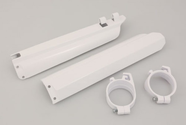 Yamaha YZ125 YZ250 1996-04 Fork Slider Protectors (White)