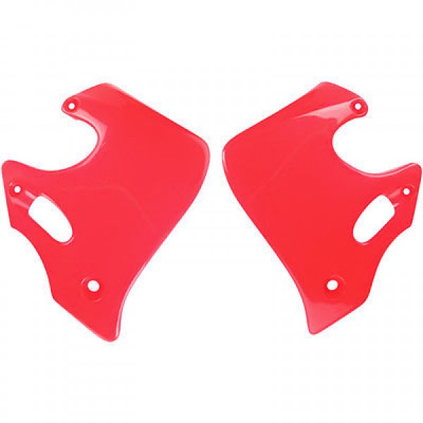 Honda CR125 1993-94 CR250 1992-94 UFO Radiator Scoops covers (Neon Red)
