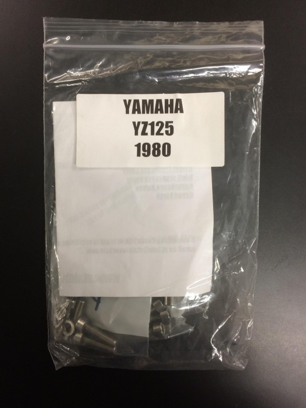 Yamaha YZ125 1980 Engine Bolt Set