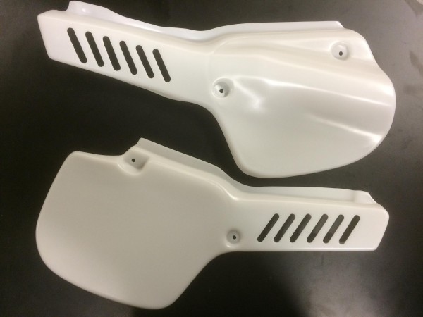 Yamaha YZ250 YZ490 1982 Factory OW Style Translucent Side Panels