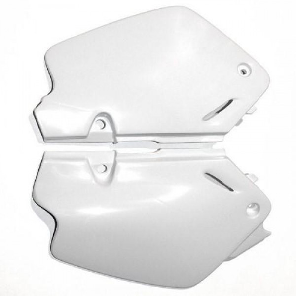 Honda CR125 1991-92 CR250 1990-91 CR500 1991-01 UFO Side Panels (White)