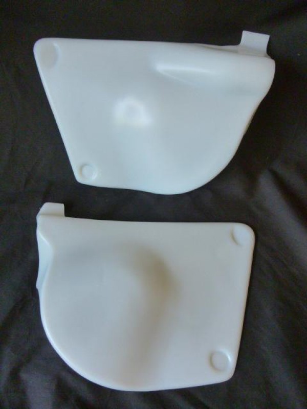 Suzuki RM250 RM370 RM400 1976-78 Side Panels (Translucent)