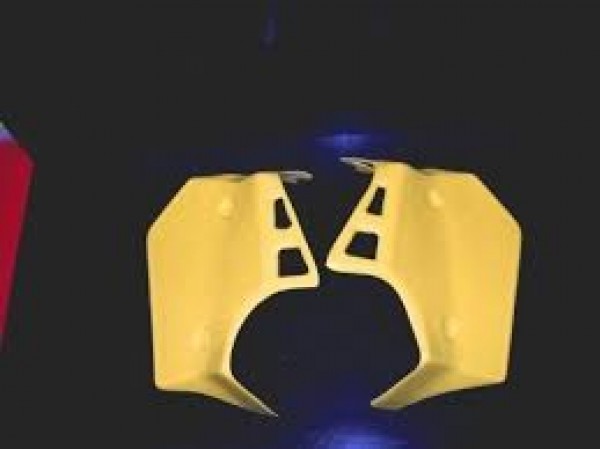 Suzuki RM250 1984 1985 Radiator Scoops covers (Yellow)