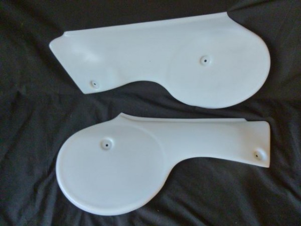Suzuki RM250 RM400 1979-80 Translucent Side Panels