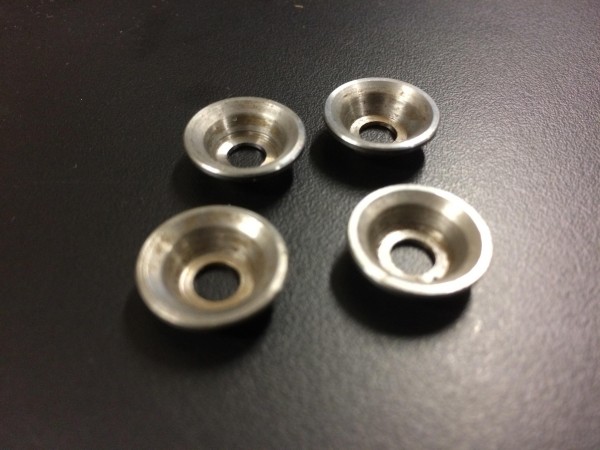 Honda CR250 1978-80 Chain Slider washers inserts x4