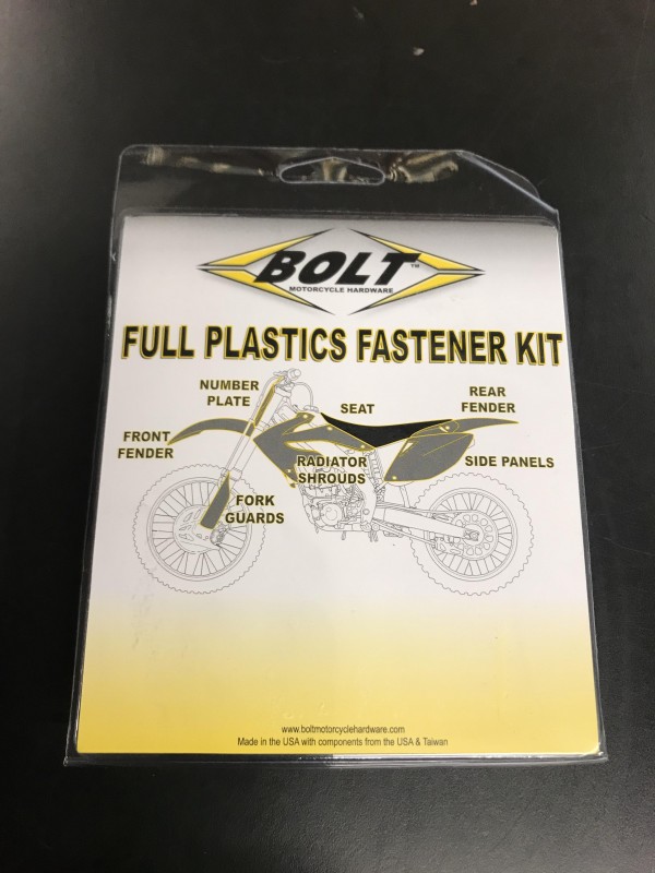 Kawasaki KX125 KX250 1992-93 Full Plastic Fastener Kit