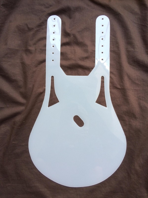 Honda Yamaha Suzuki Kawasaki 1973-80 UFO Universal front number plate Translucent