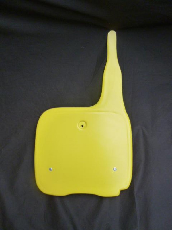 Yamaha YZ125 YZ250 YZ490 1982-88 Front Number Plate (Yellow)