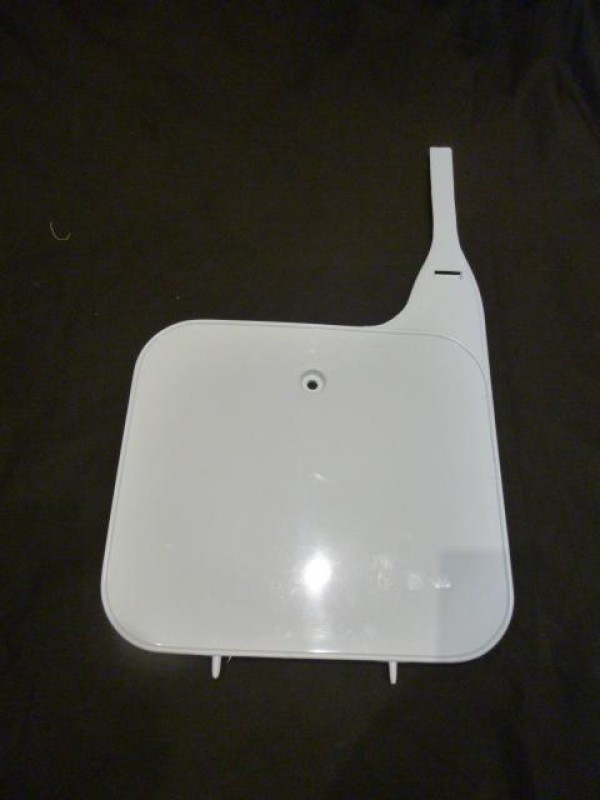 Honda CR125 1988-94 UFO front Number Plate (White)