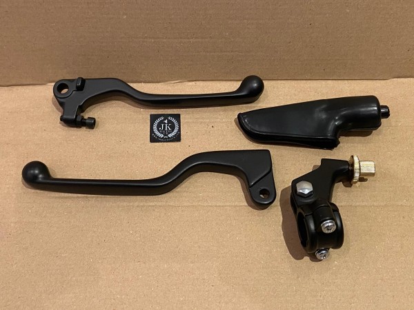 HONDA CR125 CR250 CR500 1987-91 Front Brake Clutch Lever Cover And Perch Set