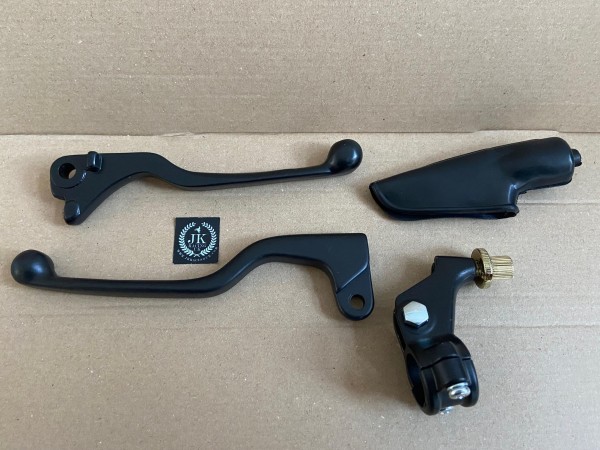 HONDA CR125 CR250 CR500 1984-86 Front Brake Clutch Lever Cover And Perch Set