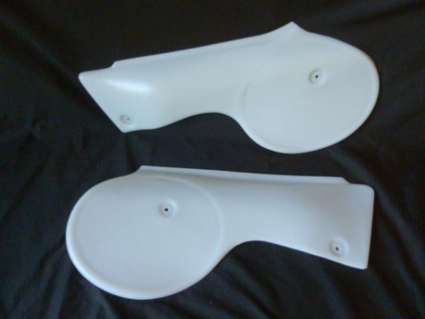 Suzuki RM125 1979-80 Translucent side panels 