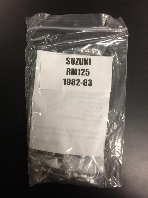 Suzuki RM125 1982-83 engine bolt set