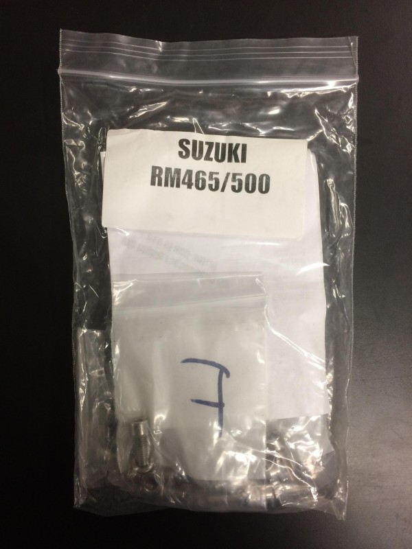 Suzuki RM465 RM500 1981-84 engine bolt set