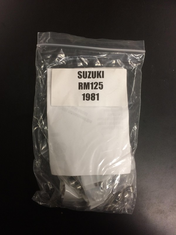 Suzuki RM125 1981 engine bolt set