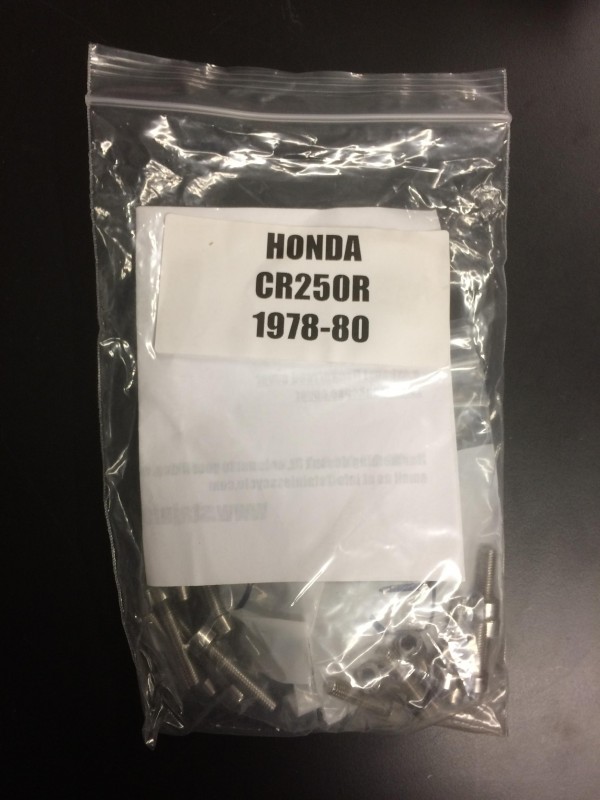 Honda CR250 1978-80 Engine Bolt Set