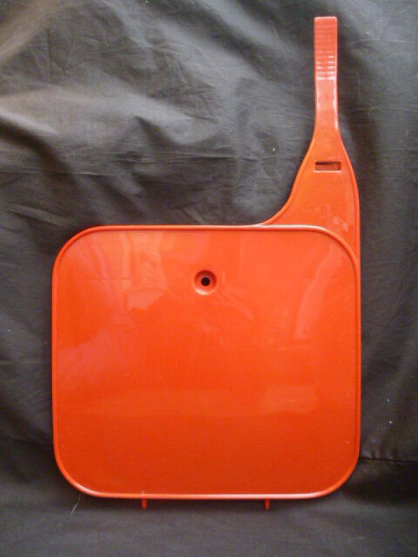 Honda CR125 CR250 CR500 1988-89 UFO Front Number Plate (Red)