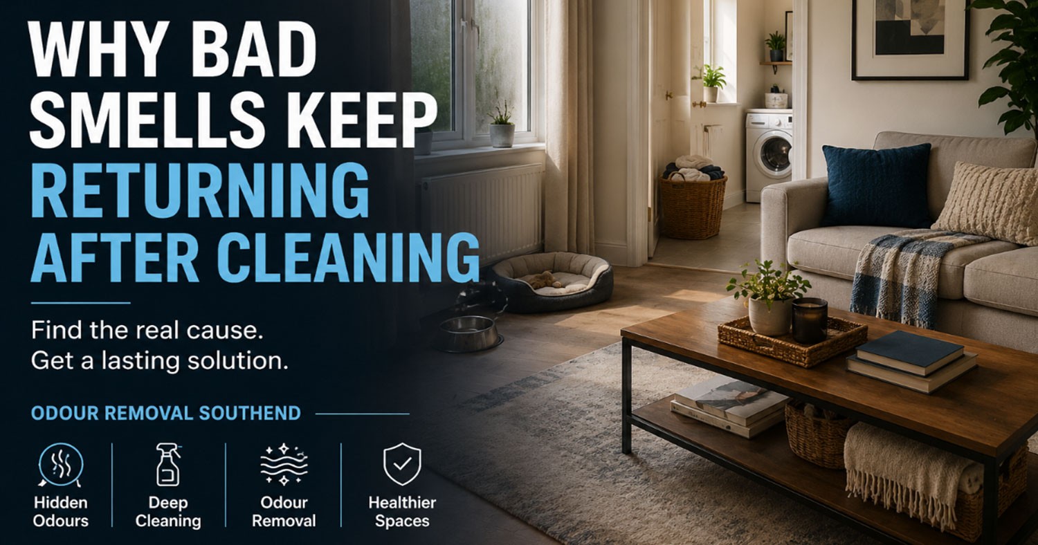 Why Bad Smells Keep Returning After Cleaning | Odour Removal Southend