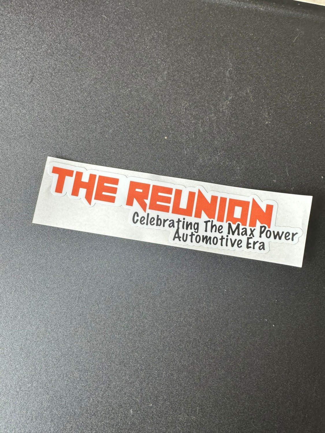 Reunion Car Sticker