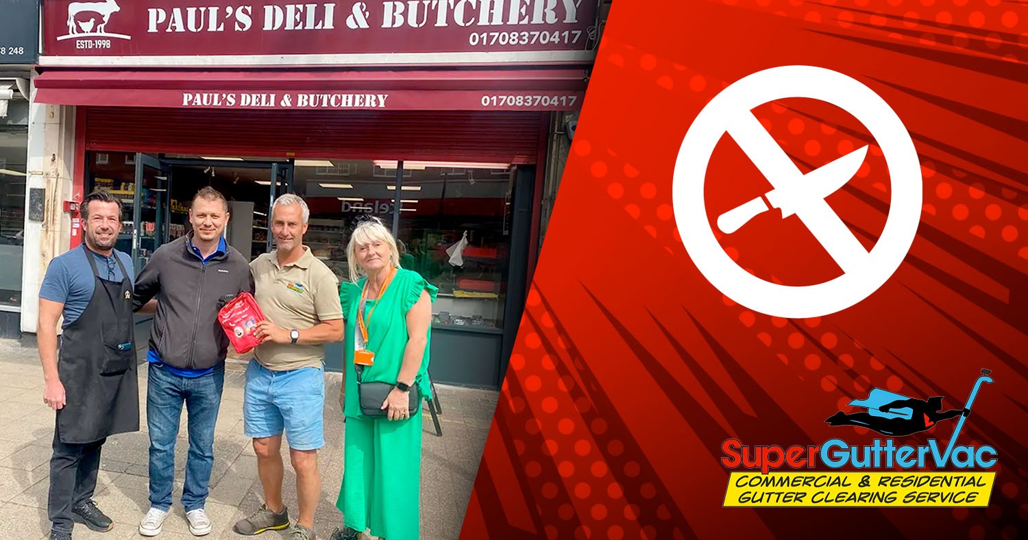SuperGutterVac Donates Bleed bag in Havering